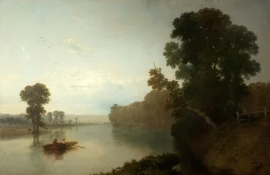 De rivier Trent bij Wilford