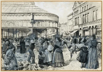 Smithfield Markt vanaf Oak Street