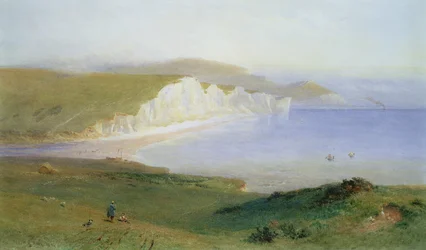 De Zeven Zusters en de monding van de Cuckmere, 1881
