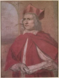 Portret van Henry Harris als kardinaal Wolsey, 17e eeuw