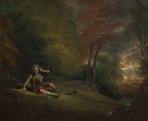 Rip van Winkle ontwaakt uit zijn lange slaap