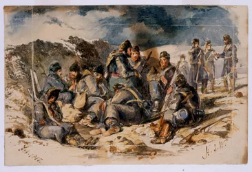 Nachtelijke scène, Sebastopol