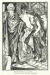 Scioravante Laat Cannetella in de Stal Achter (gravure)