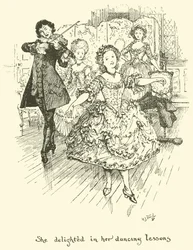 Ze genoot van haar danslessen