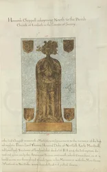 Marmeren grafsteen van Lord Thomas Howard, hertog van Norfolk, 1637