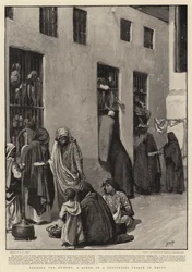 De Hongerigen Voeden, een Scène in een Provinciale Gevangenis in Egypte