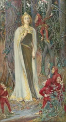 Pre-Raphaelite schilderijen: Er was eens (Sneeuwwitje)