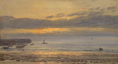 Voor zonsopgang, Scarborough - Laag water, 1878