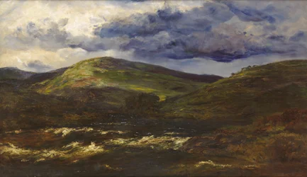Glen Orchy, storm op komst, 1895