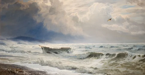 Ruw weer aan de kust, Cumberland