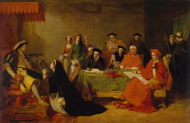 Het proces van koningin Catharina van Aragon