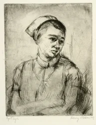 Portret van een verpleegster