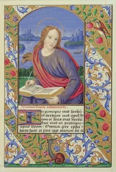 Portret van St. Johannes, uit 
