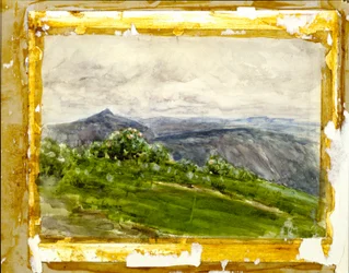 Berglandschap, Highlands, Noord-Carolina