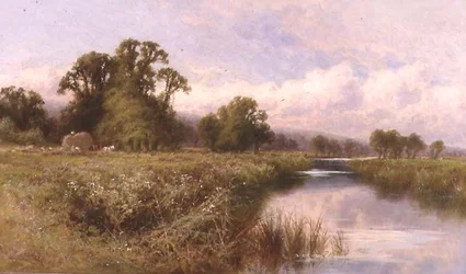 Weidelandschap bij Marlow-on-Thames
