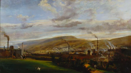 Industrieel Landschap van Zuid-Wales, ca. 1825