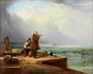 Het uitkijkpunt, Shields Harbour, 1831