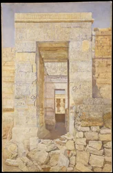 Oostelijke ingang, kamer van Tiberius, Tempel van Isis, Philae