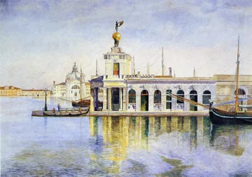 Venetië, de Dogana, 1874