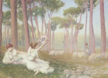 Aphrodite biedt Helen aan Parijs, 1905