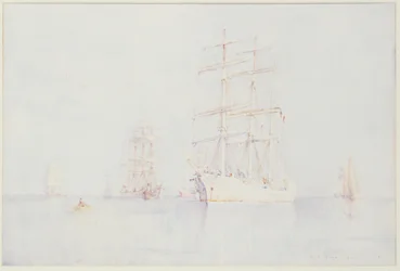 Afgemeerde klippers, 1914