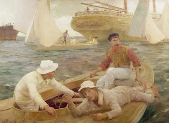 De ren naar huis, 1902