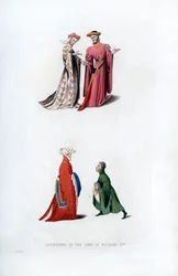 Hofkleding, 14e eeuw, 1843