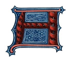 Initiaal letter A, 1843