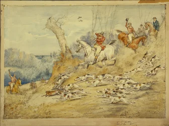 Jachtscènes: De Dood