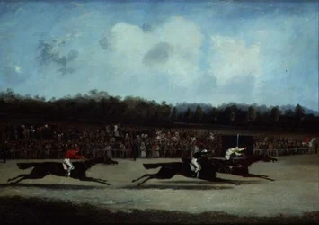 De finish van de St. Leger