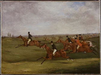 De Grand Leicestershire Steeplechase, 12 maart 1829: In volle vaart