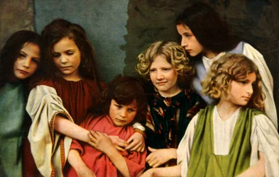 Kindacteurs in het Oberammergau Passiespel