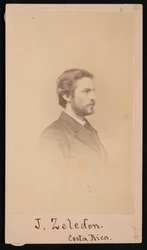 Portret van Jose Castulo Zeledon 1846-1923, 1868