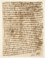 Facsimile van een brief van Hendrik VIII aan Anne Boleyn gedateerd 1527, gepubliceerd 1902