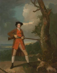Portret van een sportman, mogelijk Robert Rayner