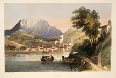 Renteria, uit Schetsen van landschappen in de Baskische provincies van Spanje, met een selectie nationale muziek, gepubliceerd in 1838