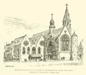 Spaans Ziekenhuis van St. James van Compostella, Parijs, gerestaureerd, tijd van St. Ignatius