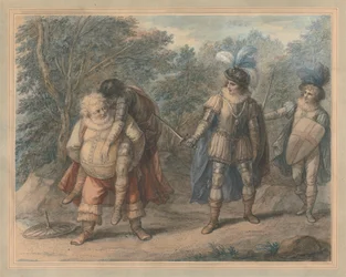 Falstaff draagt dode Hotspur