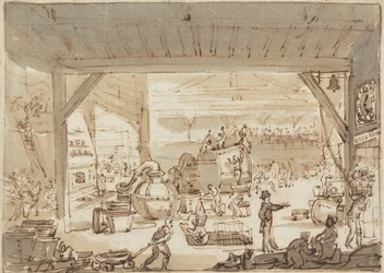 Interieur van een Koperslagerij, Shoe Lane