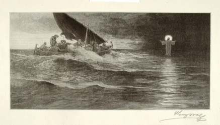 Christus op zee