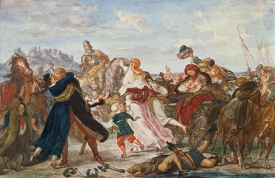 Hetman Koniecpolski Bevrijdt Gevangenen van de Tartaren in 1624, 1875-76