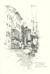 Huis van Dr. Johnson, Inner Temple Lane, woonde daar van 1760 tot 1765