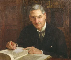 Portret van Percy Stafford Allen (1869-1933) President van Corpus Christi College, Oxford en Erasmus-geleerde