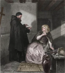 Juliet in de cel van broeder Lawrence, 1867