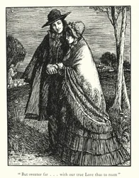 De legendes van Ingoldsby: Lied (litho)