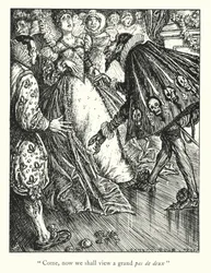 De legendes van Ingoldsby: De housewarming (litho)