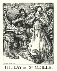 Legenden van Ingoldsby: De leugen van St Odille (litho)