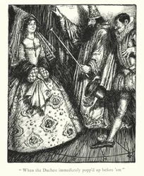 De legendes van Ingoldsby: De tragedie (litho)