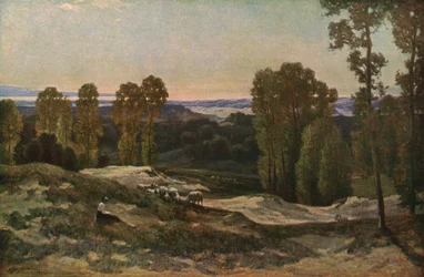 Een Weide tussen de Duinen, Pas de Calais, Frankrijk