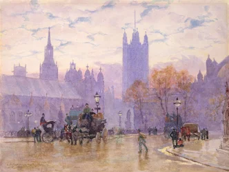 Ochtend op het Parlementplein, 1889